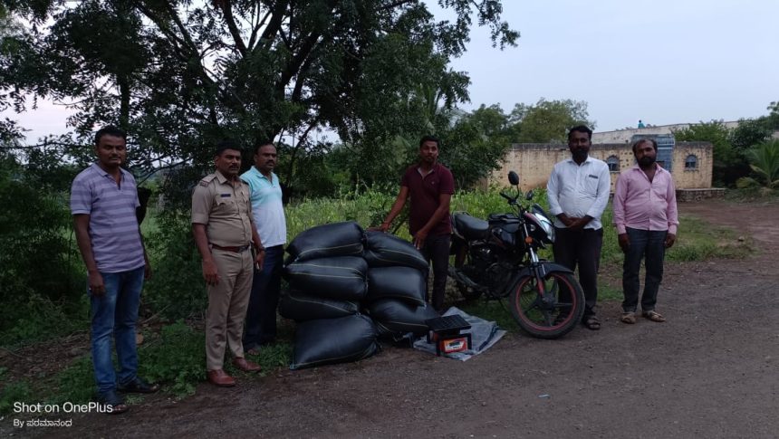 ಭೀಮೆಯಲ್ಲಿ ಪಡಿತರ ಅಕ್ಕಿ ಜಪ್ತಿ