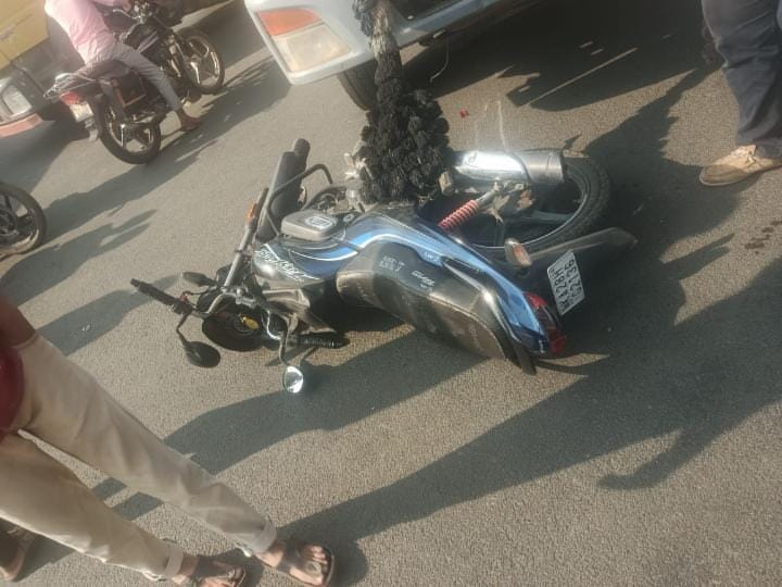 ಭೀಕರ ಅಪಘಾತ ಶಿಕ್ಷಕ ಸಾವು
